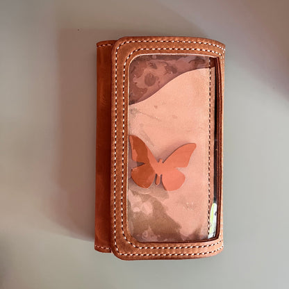 hobonichi weeks cover reverse closed with a transparent window