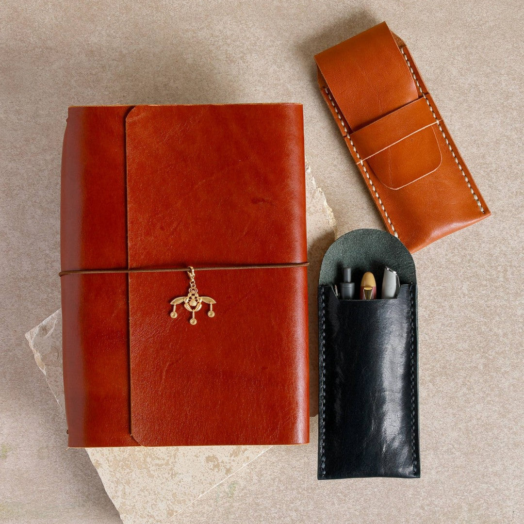 Flat lay of the Daily Companion writing ritual bundle