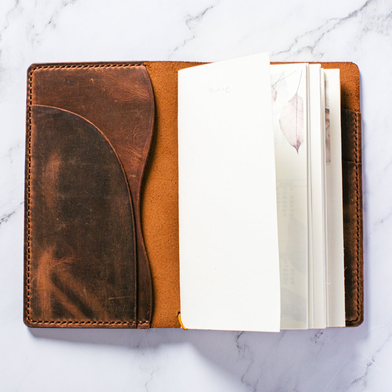 The Elysian Cover limited leather selection with insert pockets handmade in Greece