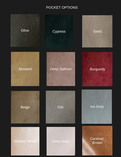 "Areti" Trifold pocket reverse