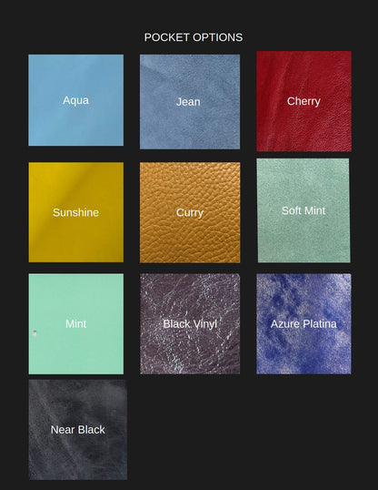 "Areti" Trifold pocket reverse