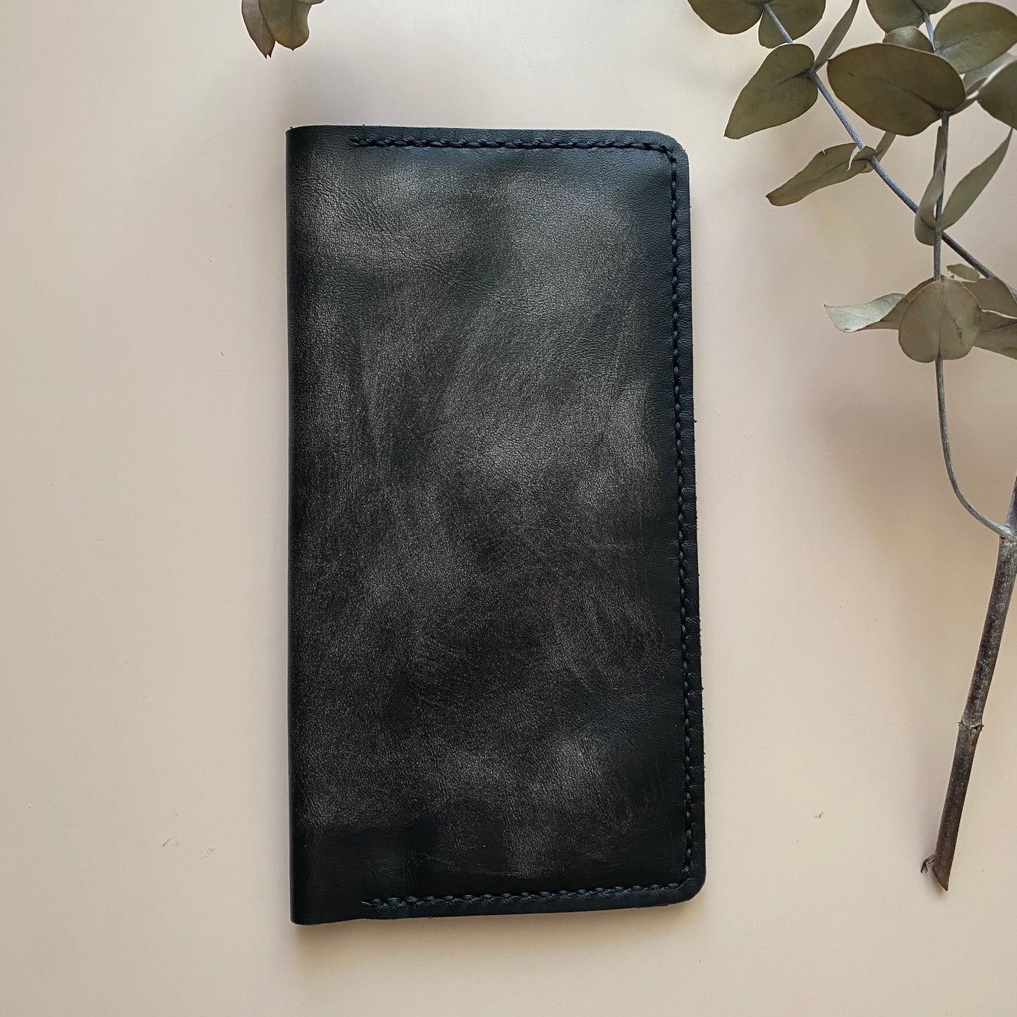 Ready to ship Weeks Armonia leather cover in black and Ice Grey leather