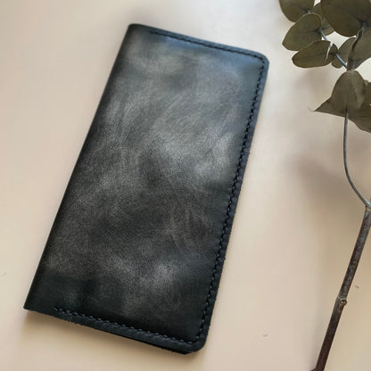 Closed Weeks Armonia leather planner cover in black leather