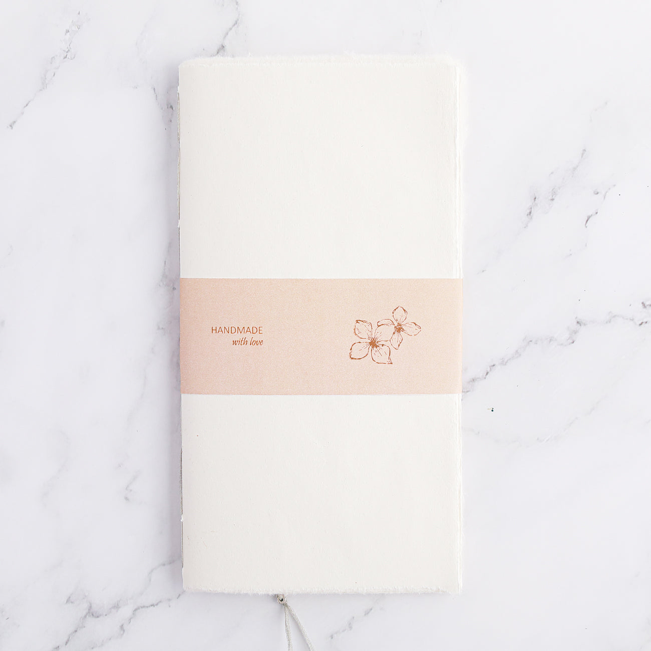 White Handmade Journal Insert – elysianpaper.gr